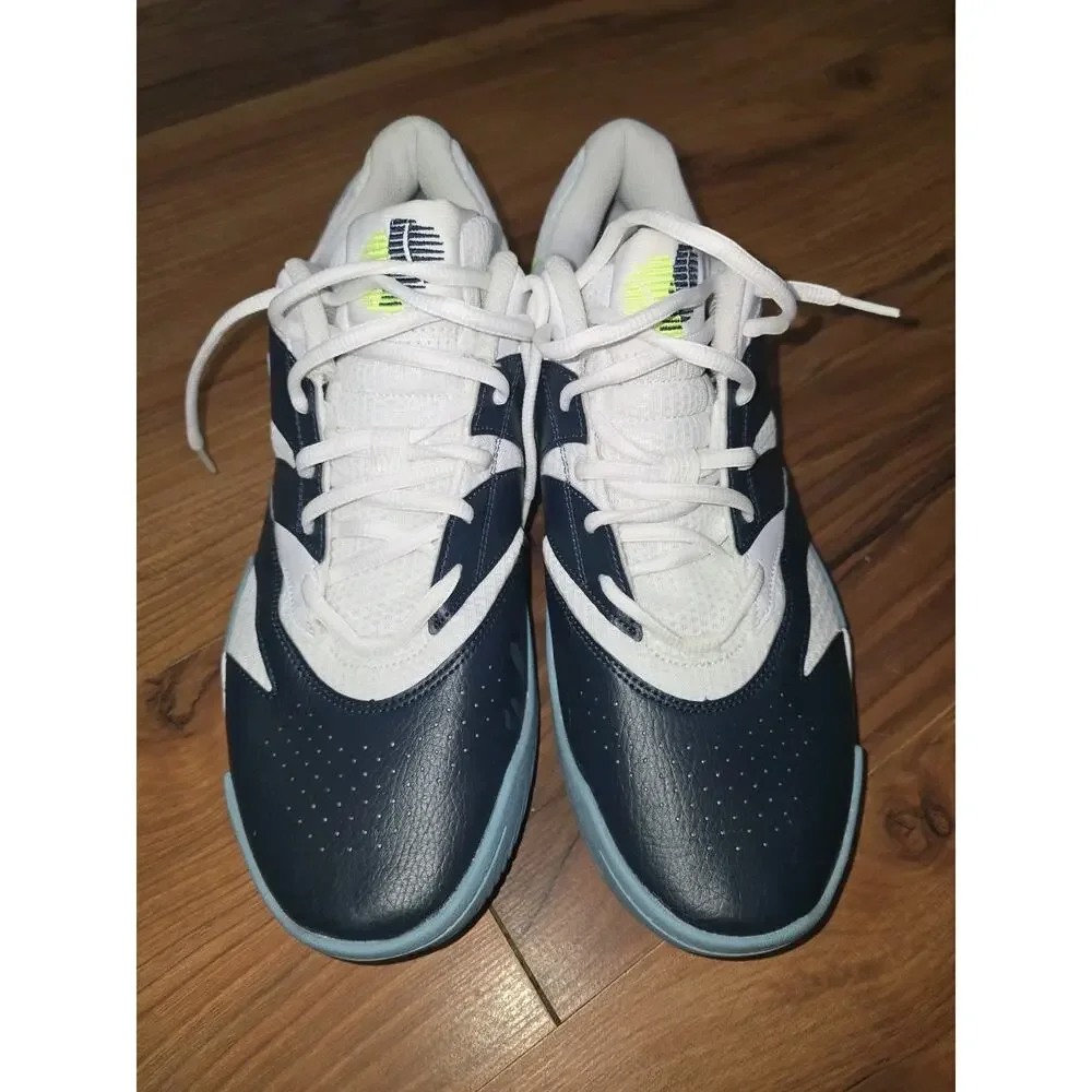 Size 13 - NikeCourt Lite 4 Armory Navy Denim Turquoise Used Excellent - Picture 2 of 8